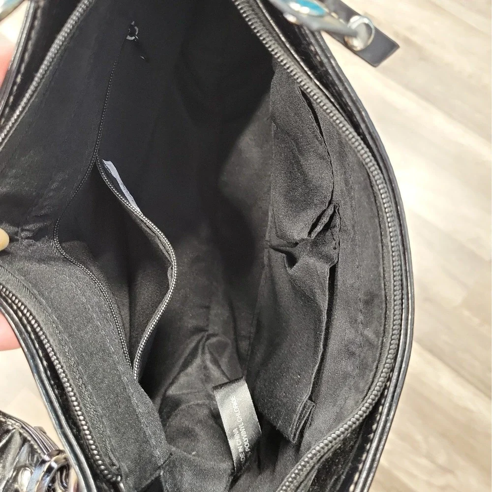 Y2K Kenneth Cole Reaction Faux Leather Shoulder Bag